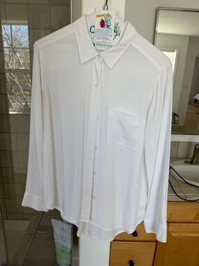 Talula White Button-Down Shirt
